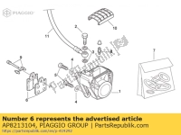 AP8213104, Aprilia, coppia pastiglie, Nuovo