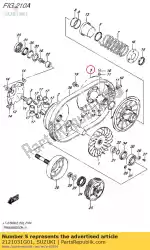 Here you can order the face, fixed dri from Suzuki, with part number 2121031G01: