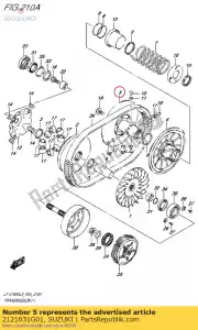 suzuki 2121031G01 face, dri fixe - La partie au fond