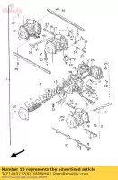 3CF141071200, Yamaha, naaldventiel set yamaha fz 750 1988 1989 1990 1991, Nieuw