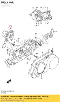 1143122G02, Suzuki, tampa, caixa de engrenagens suzuki lt z50 4t quadsport ltz50 50 , Novo