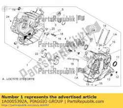 Qui puoi ordinare gruppo carter 2a da Piaggio Group , con numero parte 1A0005392A: