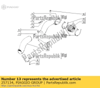 257134, Aprilia, fascetta, Nuovo