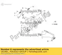 181881, Piaggio Group, schakelaar piaggio vespa px vespa vespa px zapm74100, zapm74101 zapm74200, zapm743d 50 125 150 200 1985 1992 1997 2007 2008 2011 2016 2017 2018, Nieuw