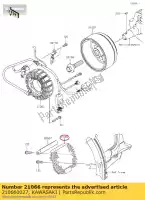 210660027, Kawasaki, spanningsregelaar kawasaki  klx 250 650 2009 2010 2011 2012 2013 2014 2015 2016 2017 2018 2019 2020 2021, Nieuw