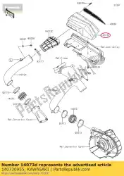 Aquí puede pedir 01 conducto de Kawasaki , con el número de pieza 140730955: