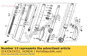 Honda 51432KZ4J21 suspensório - Lado inferior