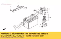 17250MAN600, Honda, Band, battery honda nx dominator  nx650 650 , New