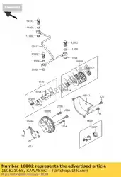 Here you can order the pump-assy-oil from Kawasaki, with part number 160821068: