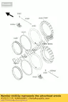 410221119, Kawasaki, chambre à air, 100 / 100-18 (kx125-e1 kawasaki kdx klx kx 125 200 250 300 1986 1987 1988 1989 1990 1991 1992 1993 1994 1995 1996 1997 1998 1999 2000 2001 2002 2003, Nouveau