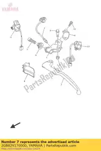 yamaha 2GB829170000 interruptor - Lado inferior