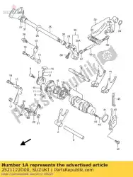 Tutaj możesz zamówić widelec, zmiana biegów od Suzuki , z numerem części 2521122D00: