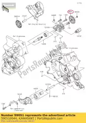 Here you can order the gear-spur,o/p driven,28t kx450 from Kawasaki, with part number 590510044: