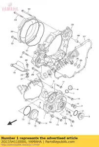 yamaha 2GC154110000 couvercle, carter moteur 1 - La partie au fond