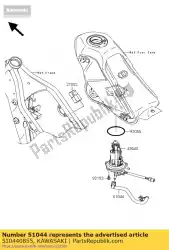 Aquí puede pedir conjunto de tubo, combustible de Kawasaki , con el número de pieza 510440855: