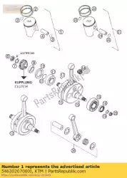 Tutaj możesz zamówić t? Ok i cpl 66,4mm 250 2000 od KTM , z numerem części 54630207000I: