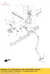 Tutaj możesz zamówić w??, hamulec 1 od Yamaha , z numerem części 3D7258720000: