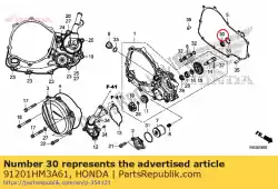 Tutaj możesz zamówić uszczelka olejowa 14x22x5 (arai) od Honda , z numerem części 91201HM3A61: