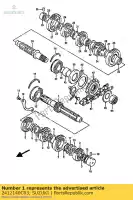 2412140C03, Suzuki, albero, contatore suzuki gsx r1100 1100 , Nuovo