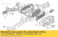 17210GFMK00, Honda, element comp., filtro dell'aria honda nhx 110 2010 2011 2012 2013, Nuovo