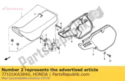 Tutaj możesz zamówić skórzana komp., morska od Honda , z numerem części 77101KA3840: