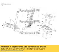 896327, Piaggio Group, nakr?tka ko?pakowa aprilia  dorsoduro zd4tv000, zd4tv001, zd4tva00, zd4tva01, zd4tvc00,  1200 2010 2011 2012 2013 2016, Nowy