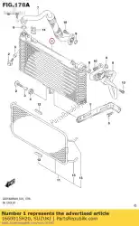 Here you can order the cooler assy,oil from Suzuki, with part number 1660015H20: