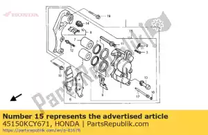 Honda 45150KCY671 remklauw sub assy, - Onderkant