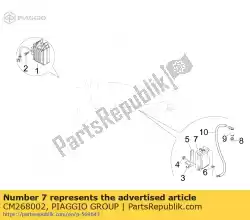 Aquí puede pedir dispositivo electrónico de encendido kokusan de Piaggio Group , con el número de pieza CM268002: