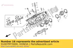 Honda 91007MT3000 roulement, bille radiale, 690 - La partie au fond