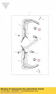 triumph T2303383 distanziale temprato - Il fondo