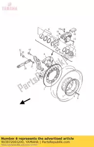 yamaha 90387200J200 col (26h) - La partie au fond