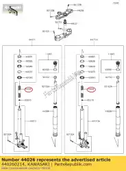 Tutaj możesz zamówić 01 widelec spr?? Ynowy przedni,10. 75n/ od Kawasaki , z numerem części 440260214: