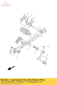yamaha 1S4185400000 camma del cambio - Il fondo