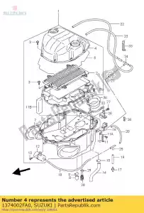 Suzuki 1374002FA0 cap comp.air cl - Lado inferior