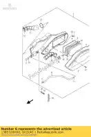 1385320H00, Suzuki, tubo, respirador suzuki ux 125 150 2008 2010 2011, Novo