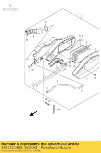 suzuki 1385320H00 tubo di sfiato - Il fondo