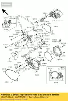 110650169, Kawasaki, capuchon, limiteur kawasaki klx  r klx450r 450 , Nouveau