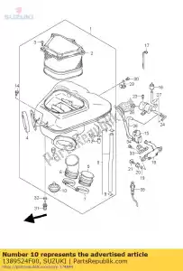 suzuki 1389524F00 diafragma, controle - Lado inferior