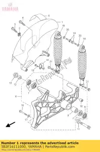 yamaha 5B2F16111000 pára-choque traseiro - Lado inferior