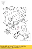 T3880160, Triumph, do nape?niania widelca / opró?niania triumph adventurer > 71698 adventurer 71699 > daytona 750/1000 daytona1200, 900 & super iii legend tt rocket iii, classic & roadster scrambler carb speed triple speed triple (carbs) sprint carbs sprint carbs all street triple thruxton 900 th, Nowy