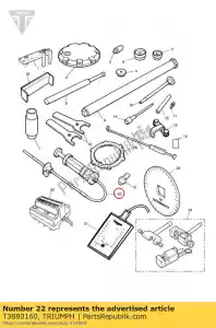 triumph T3880160 fork filler/evacuator - Bottom side