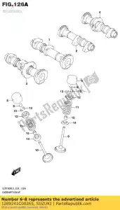 Suzuki 1289241C00265 shim,tappet - Bottom side