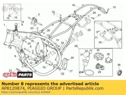 Aprilia AP8120874, O-ring 4106, OEM: Aprilia AP8120874