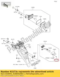 Aquí puede pedir tornillo, 4x12 bx250aef de Kawasaki , con el número de pieza 921720904: