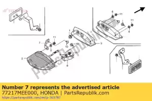 Honda 77217MEE000 resta, l. fanale posteriore - Il fondo