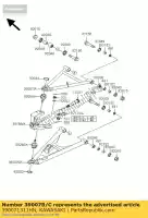 390071311HN, Kawasaki, Arm-susp, lh, lwr, g.gra kawasaki kfx700 ksv700a6f ksv700b6f ksv700a7f 700 , Nieuw