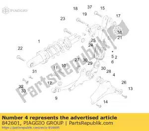 Piaggio Group 842601 engine union - Bottom side