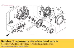 Qui puoi ordinare nessuna descrizione disponibile al momento da Honda , con numero parte 41300MN5000: