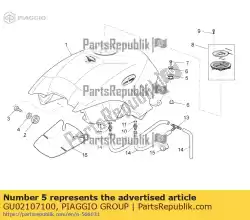 Tutaj możesz zamówić gumowa podk? Adka od Piaggio Group , z numerem części GU02107100: